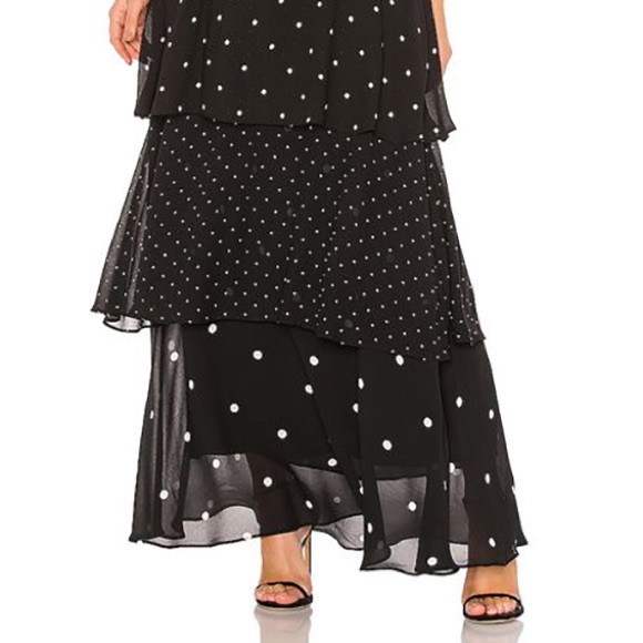 Anine Bing Revolve Daisy Maxi Dress, Black & White Size XS New w/Tag Retail $349 - Picture 6 of 14